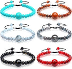 Sureio 6 Pcs Motion Sickness Bands Bracelet Anti Nausea Adjustable Wristband by Sureio