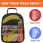 opux Lunch Box for Girls Boys Kids, Insulated Leakproof Lunch Bag, Reusable - Image 7
