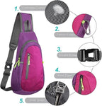 TITECOUGO Small Sling Bag, Lightweight Crossbody Backpack - Image 5