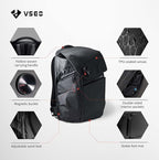 VSGO 25L Professional Camera Backpack, Extra Large Capacity, Travel & Commuting - Image 2