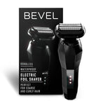 Bevel Electric Shaver for Men, Mens Foil Shavers for face, Wet & Dry Shave by Bevel