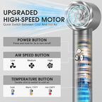 AOMEES Professional Hot Air Styler & Drying System, 6 in 1 Powerful Hair Dryer Brush • Styling Without Heat Damage, with Air Curler, Hair Dryer, Volumizer, Hair Straightener, Smooth Comb