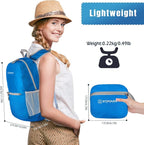 ZOMAKE Ultra Lightweight Hiking Backpack 20L, Packable Small Backpacks Water - Image 2