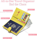 Slim Passport Wallet for Women – RFID Blocking Passport Holder for Travel Women - Image 2