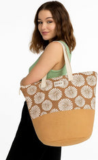 Roxy Women's Beach Tote Bag | Travel | Vacation | Straw | Lightweight | - Image 3