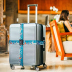 Adjustable Travel Luggage Strap Suitcase Belt Travel Bag Accessories 1.96 in W - Image 6
