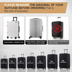Travel Luggage Cover Suitcase Protector Scratch-Resistant Fit 19-31 Inch - Image 5