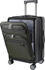 KROSER Hardside Expandable Carry On Luggage 22x14x9 Airline Approved by KROSER