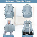 Travel laptop Backpack for Women, Personal Item Size Flight Approved, 16 Inch - Image 5