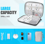 Travel Cable Organizer Bag, Electronics Organizer Tech Pouch - Image 6
