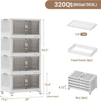 BROVIEW 320Qt Stackable Storage Bins - Image 2