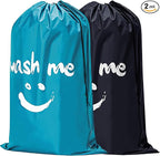 HOMEST 2 Pack XL Wash Me Travel Laundry Bag, Dirty Garments Organizer, Large by HOMEST