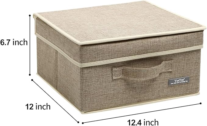 YueYue Small 4 Pack Fabric Stroage Box - Image 4