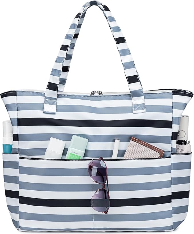 LEDAOU Beach Bag Waterproof Sandproof Women Tote Bag Pool Bag by LEDAOU