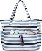LEDAOU Beach Bag Waterproof Sandproof Women Tote Bag Pool Bag by LEDAOU