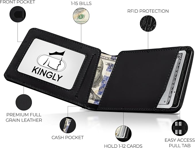 Kingly Cash Pocket Slim Wallet for Men - Image 2