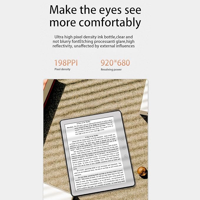 eReader 5.76 Inch Touchscreen ComfortLight, 16GB of Storage, Dark Mode Option - Image 2