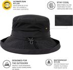 TOP-EX XL/XXL Women’s Wide Brim Bucket Sun Hat - Image 2