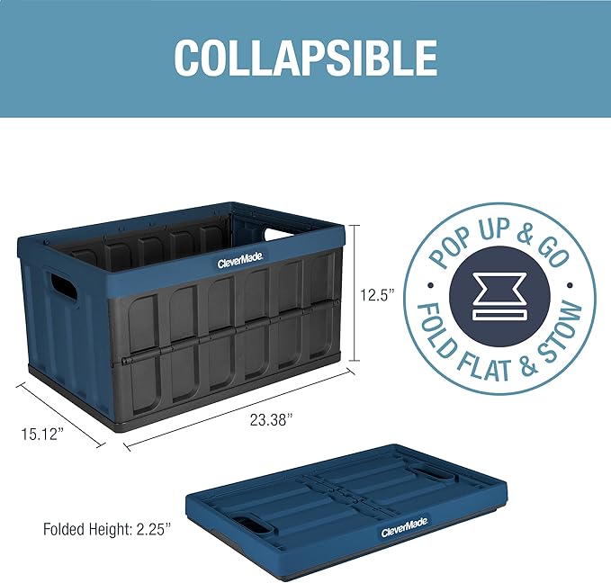 CleverMade Collapsible Storage Bins - Image 2