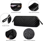 Hair Tools Travel Bag for Shark Flexstyle Dyson, Quilted Case Organizer Bag, Gift for Women Hair Accessories Storage Bag, Travel Hairdryer Portable Bag for Women, Black