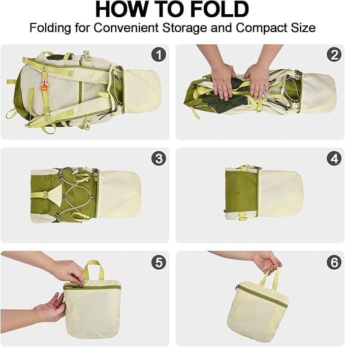 Seektop 20L Ultra Lightweight Waterproof Hiking Backpack Small Outdoor Foldable - Image 7