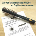 VESS Salon Roll Brush Professional Use PRO-201 For Short Hair and Medium Hair-D33 mm-Made in Japan