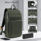 Backpack for Men Slim & Expandable Travel Laptop Backpack - Image 5