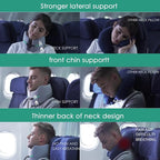 GOLDORANGE Travel Pillow Neck Chin Head Support Best Memory Foam Airplane Neck - Image 6