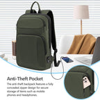 Backpack for Men Slim & Expandable Travel Laptop Backpack - Image 6