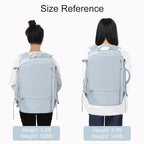 Hanples Large Travel Backpack for Women, 35L Carry on Luggage Backpack - Image 9