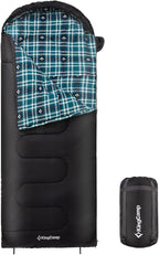 KingCamp Sleeping Bag for Adults, Cold Weather & Warm XL Big and Tall Flannel - Image 8