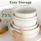 18 Pcs Pots and Pans Set Non Stick, Cookware Sets - Image 7