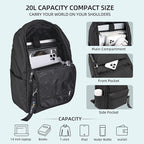 OMOUBOI Casual Daypacks Superbreak Backpack 14 inch Laptop Backpack - Image 6