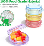 Small Pill Box, Travel Pill Case Portable Daily Pill Organizer Mini Medicine - Image 4