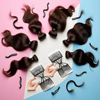 2Pcs Black Adjustable Elastic Hair Comb,Stretchy Double Comb Hair Clip,No Crease Hair Pins Double Slides Hairpins Combs Women Hairs Styling Accessories Hairs Care Styling Tools and Appliances