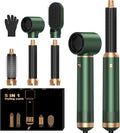 5 in 1 Blow Dryer Brush, Upgrade Hair Dryer Brush Set Negative Ion Air Styler Curling Wrap Air Curler, Hot Air Brush Curling Iron Hair Styling Tools As A Gift for Straight/Curl/Dry/Smooth