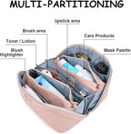Travel Makeup Bag Organizer Cosmetic Bag: 3 Pcs Set Make up Bags - Image 3