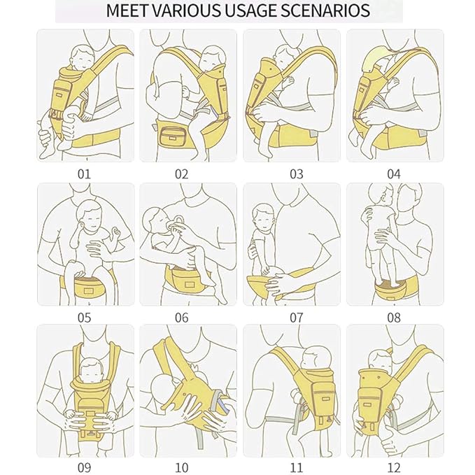 Baby Carrier, 6-in-1 Newborn to Toddler, Carrier - Image 2