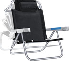 ICECO Backpacking Beach Chairs for Adults, 5 Positions Reclining Chair by ICECO