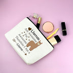 Mxrymvu Llama Gifts for Women Llama Makeup Bag Llamas Lover Gift Llamas Themed Cosmetic Bag Animal Lover Present Graduation Christmas Birthday Present for Daughter Travel Pouch