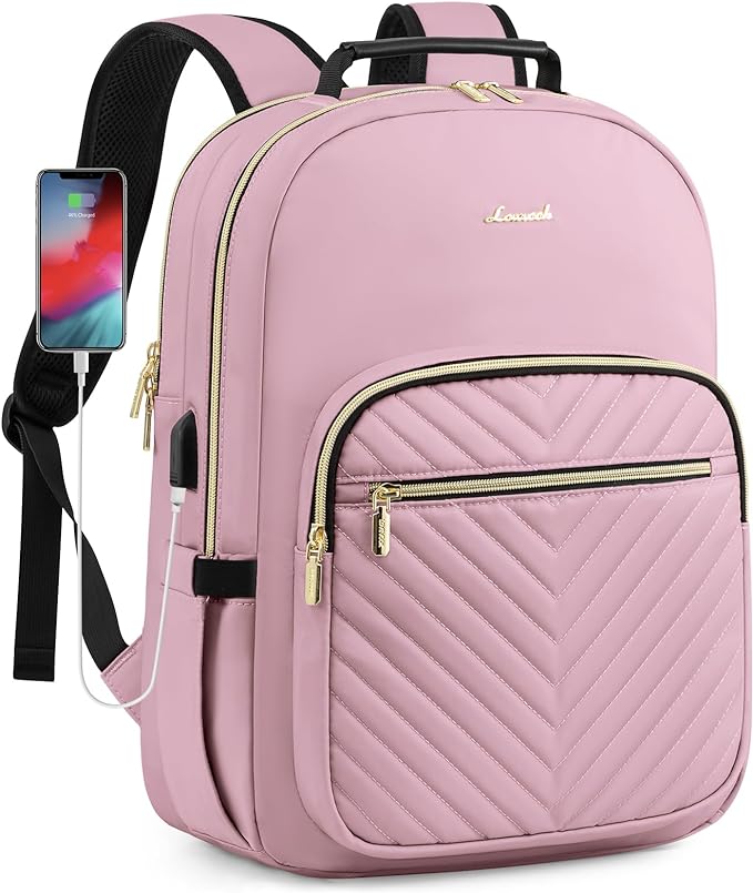 LOVEVOOK Laptop Backpack for Women, Travel Computer Work Bags by LOVEVOOK