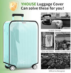 Suitcase Covers For Luggage, 26 Inch Clear PVC Luggage Covers Protector Full - Image 4