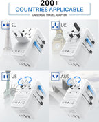 DOACE Universal Travel Adapter, 100W GaN 3.0 International Power Adapter - Image 4