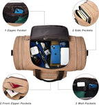 Litvyak Duffle Bag for Travel, Large 60L Canvas Travel Duffel Bags Overnight - Image 4