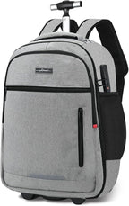 lychee Concealable Rolling Backpack-Adult Business Laptop Backpack by Lychee
