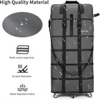 Expandable Foldable Luggage, Rolling Duffle Bag - Image 4