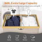 Lifewit 160L Double Laundry Hamper - Image 2