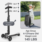 iubest Scooter Luggage Carry On Scooter Suitcase - Image 4