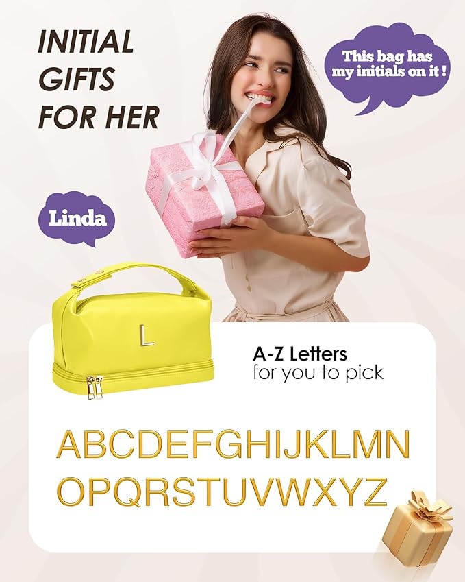 Gifts for Women 20s, Personalized Makeup Bag - Image 7