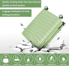 Lightweight Luggage with Spinner Wheels & YKK Zipper, 3-Piece Travel Suitcase - Image 3